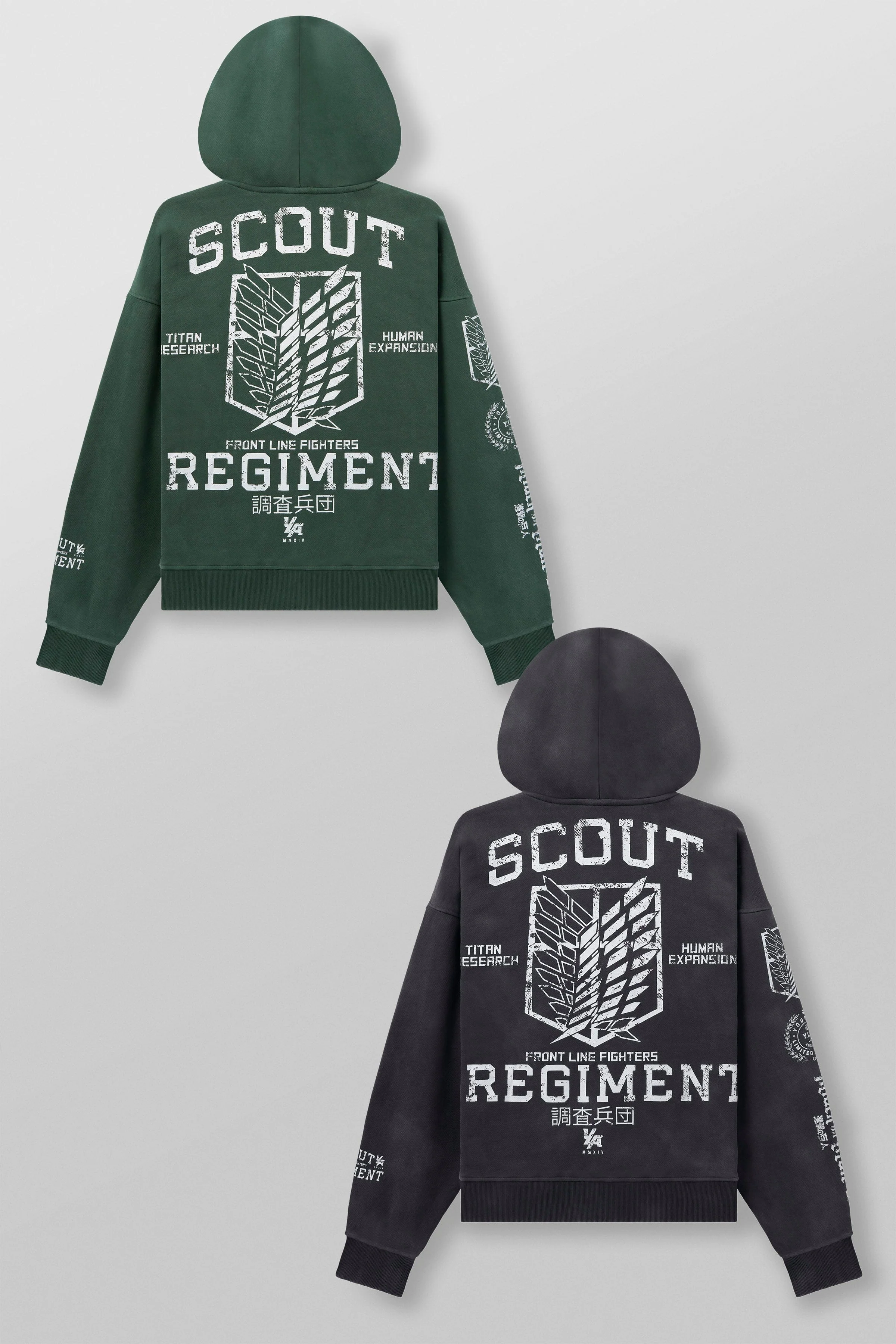 5138 - AOT?  x YLA Zip-Up Hoodies